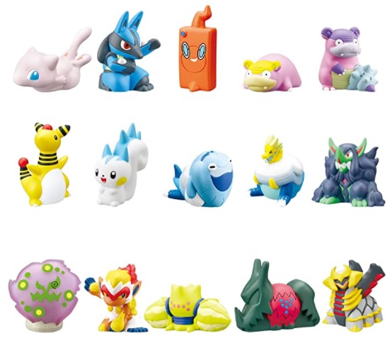 ポケモンキッズ_プロジェクト・ミュウ編　ソフビ一覧